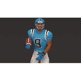 American Football Player 2020 V4 Rigged 3D model